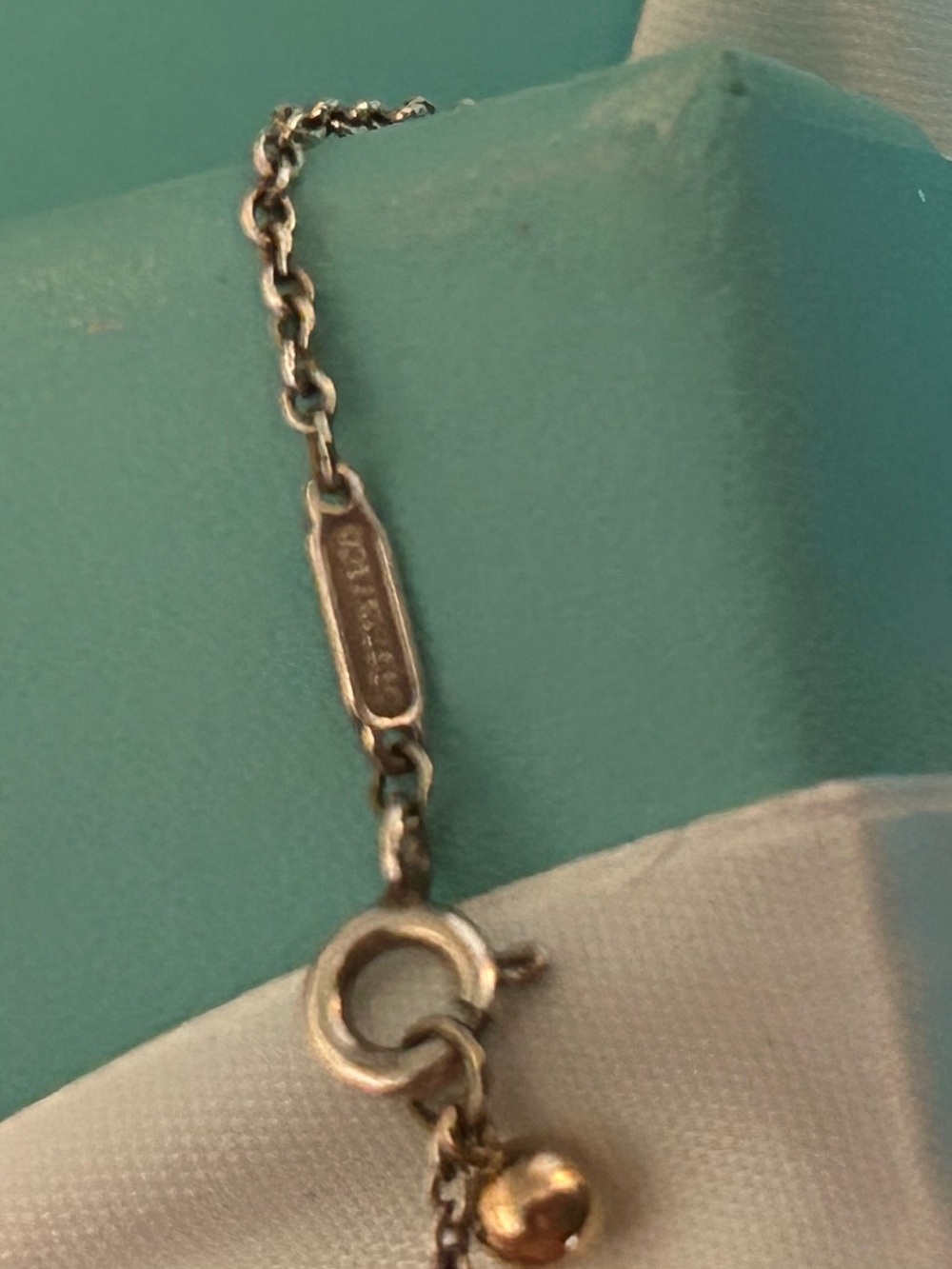 AUTHENTIC! Tiffany & Co Love Bugs Butterfly Bracelet SS & Rose Gold - Picture 4 of 6